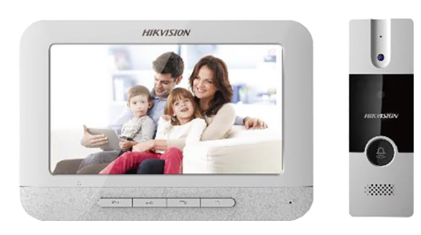 Video kaputelefon egylak�sos k�szlet, 4 vezet�kes, HIKVISION DS-KIS202T